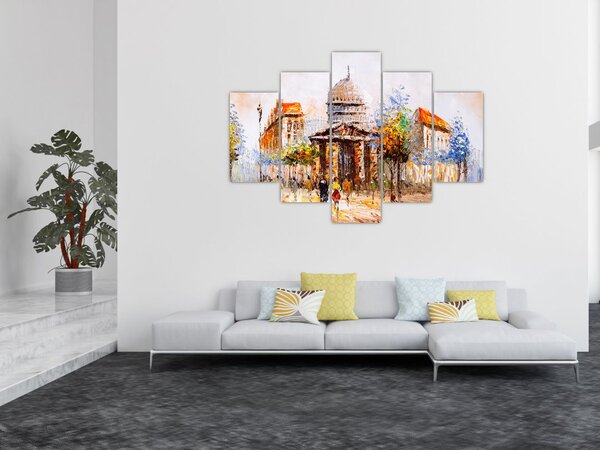Slika - Naslikani gradski spomenik (150x105 cm)