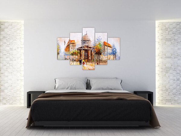 Slika - Naslikani gradski spomenik (150x105 cm)