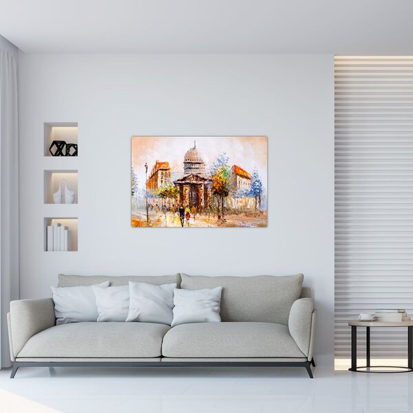 Slika - Naslikani gradski spomenik (90x60 cm)