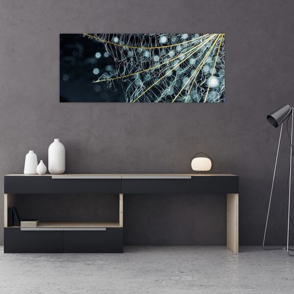 Slika - Cvijet s paučinom (120x50 cm)