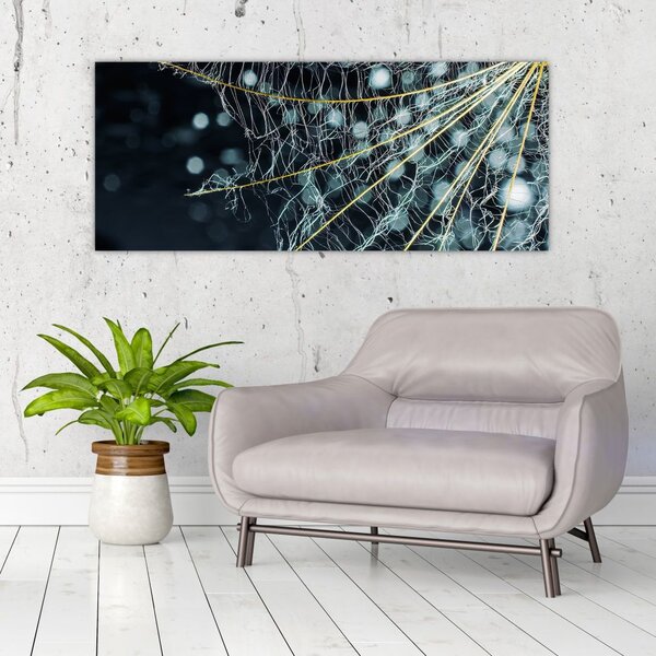 Slika - Cvijet s paučinom (120x50 cm)