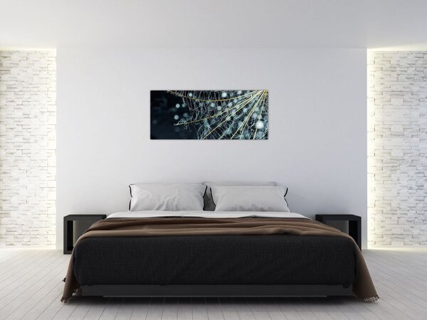 Slika - Cvijet s paučinom (120x50 cm)