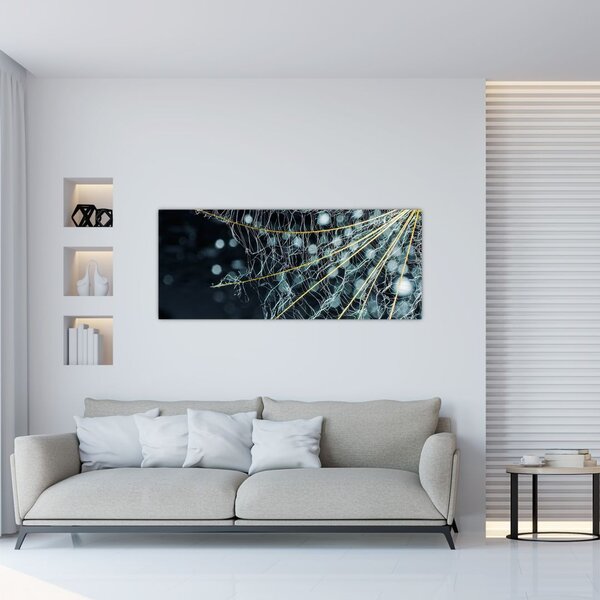 Slika - Cvijet s paučinom (120x50 cm)