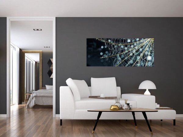 Slika - Cvijet s paučinom (120x50 cm)