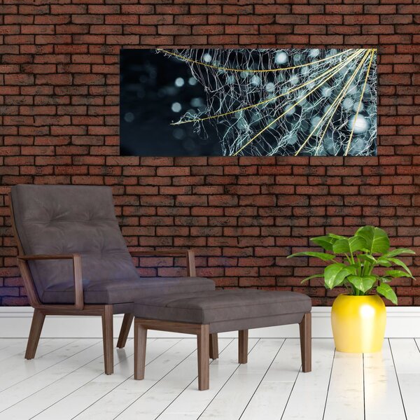 Slika - Cvijet s paučinom (120x50 cm)