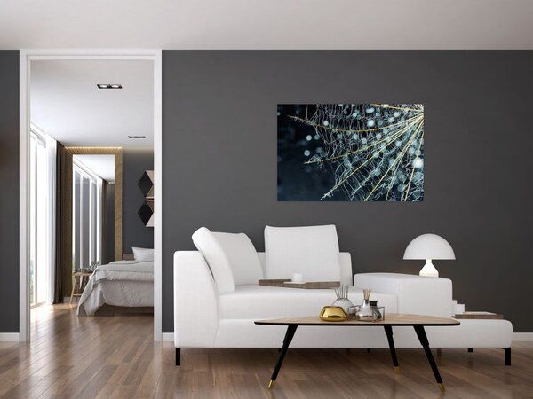 Slika - Cvijet s paučinom (90x60 cm)