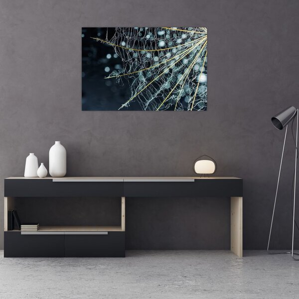 Slika - Cvijet s paučinom (90x60 cm)