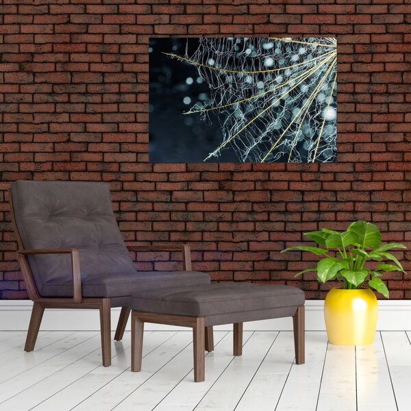 Slika - Cvijet s paučinom (90x60 cm)