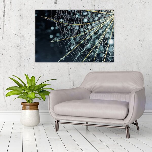 Slika - Cvijet s paučinom (90x60 cm)