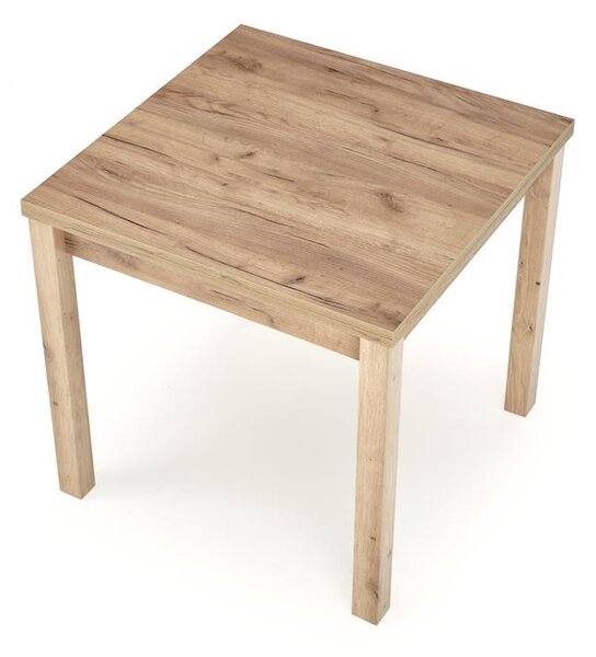 Blagovaonski stol na razvlačenje 80-160 cm Gampa (hrast craft) (za 4 do 6 osoba)