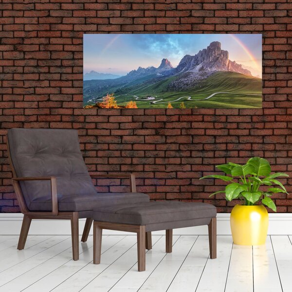 Slika duge iznad stijena (120x50 cm)