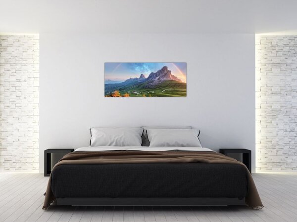 Slika duge iznad stijena (120x50 cm)