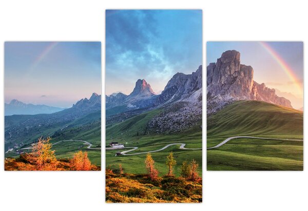 Slika duge iznad stijena (90x60 cm)