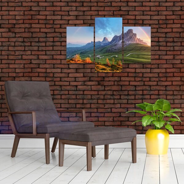 Slika duge iznad stijena (90x60 cm)