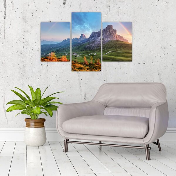 Slika duge iznad stijena (90x60 cm)