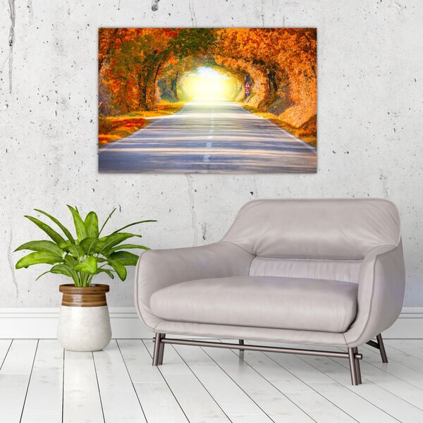 Slika -Prolaz od krošnja stabala (90x60 cm)
