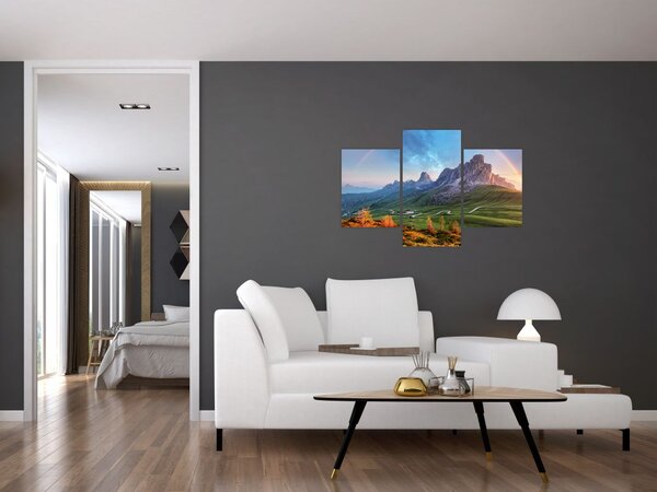 Slika duge iznad stijena (90x60 cm)