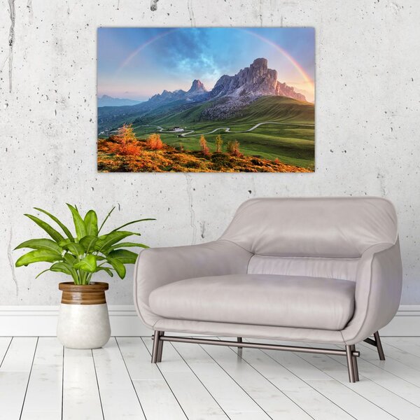 Slika duge iznad stijena (90x60 cm)