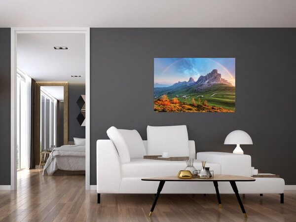 Slika duge iznad stijena (90x60 cm)