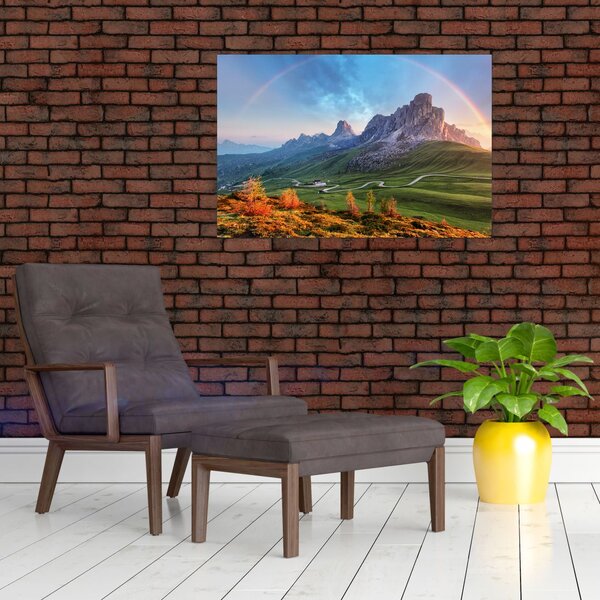 Slika duge iznad stijena (90x60 cm)