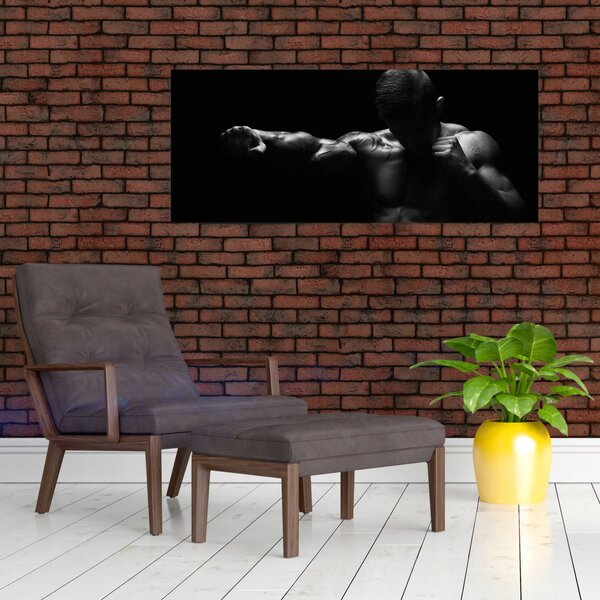 Slika - Udarac šakom (120x50 cm)