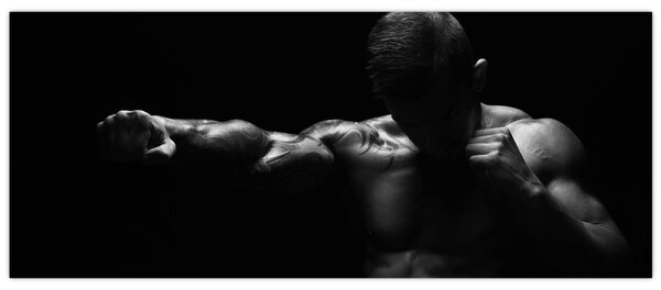 Slika - Udarac šakom (120x50 cm)