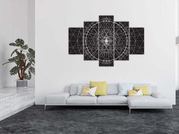 Slika - Apstrakcija sata (150x105 cm)