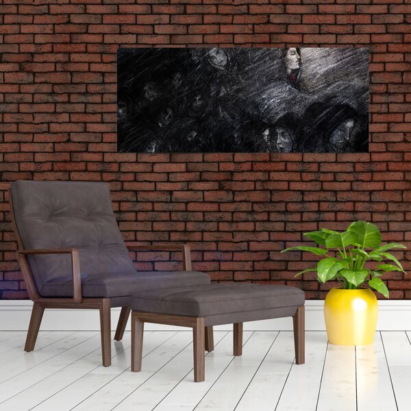 Slika - Tuga i odricanje (120x50 cm)