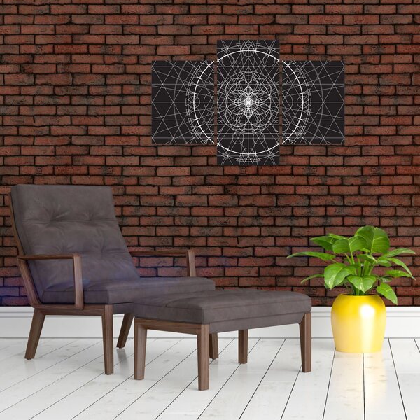 Slika - Apstrakcija sata (90x60 cm)