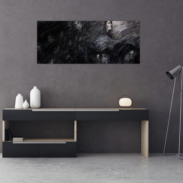 Slika - Tuga i odricanje (120x50 cm)