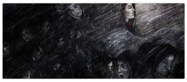 Slika - Tuga i odricanje (120x50 cm)