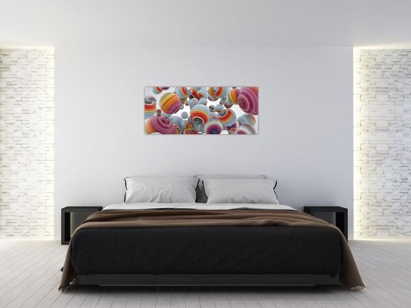 Slika oslikanih kugli (120x50 cm)
