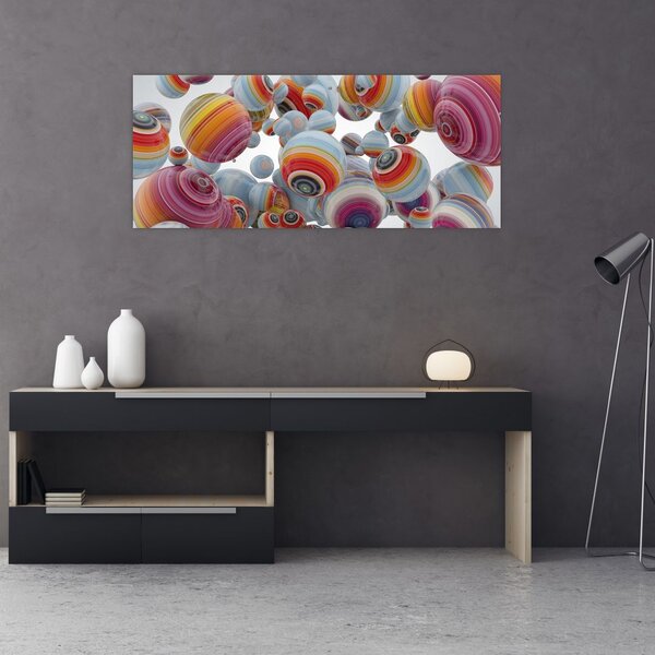 Slika oslikanih kugli (120x50 cm)