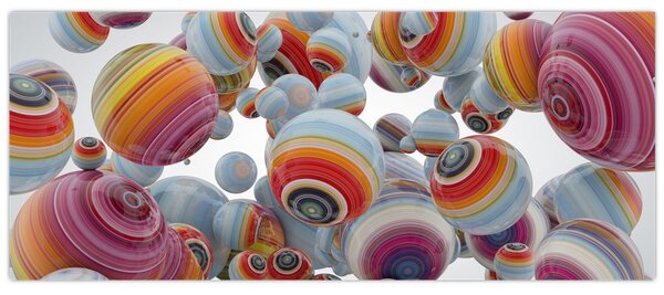 Slika oslikanih kugli (120x50 cm)