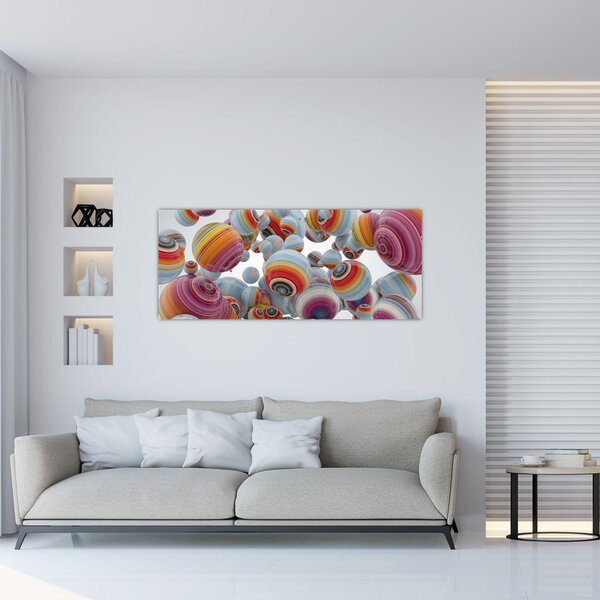 Slika oslikanih kugli (120x50 cm)