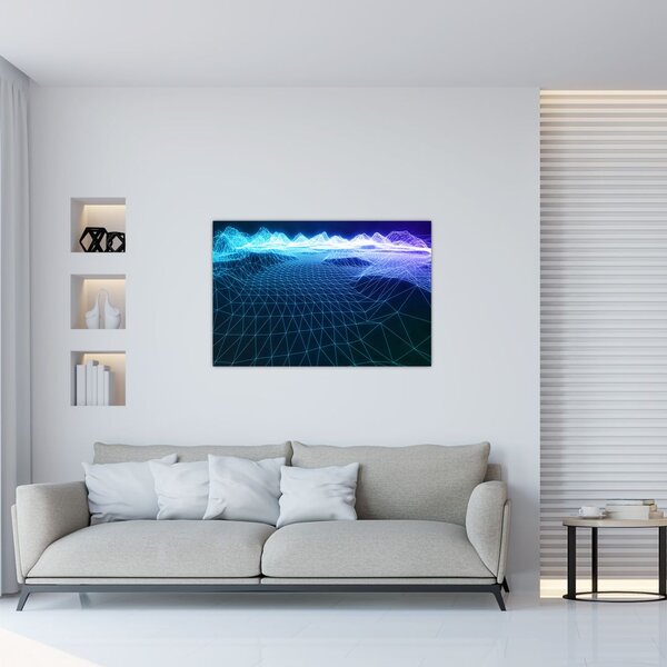 Slika - Planine u računalnom modelu (90x60 cm)