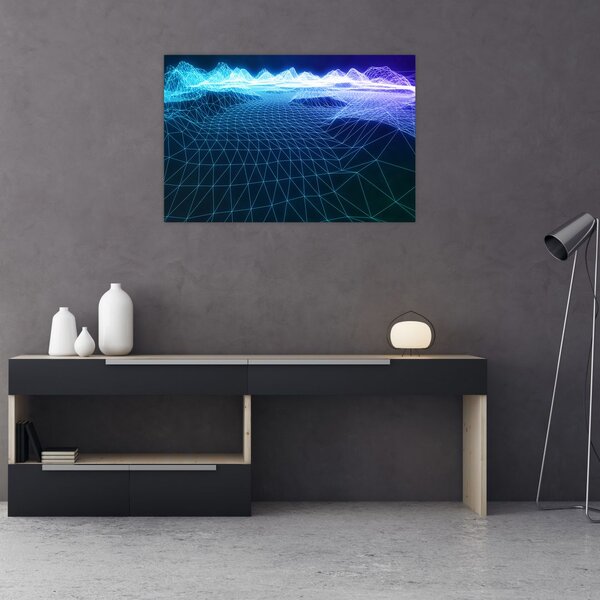 Slika - Planine u računalnom modelu (90x60 cm)