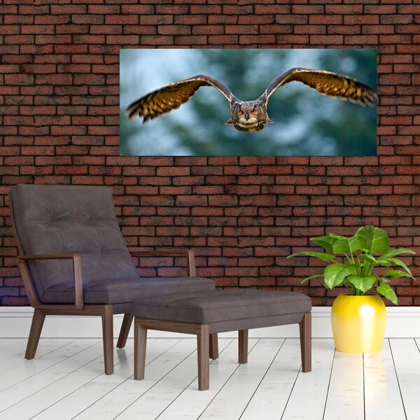Slika - Sova u letu (120x50 cm)