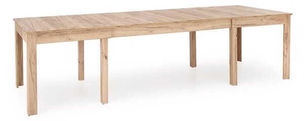 Blagovaonski stol na razvlačenje 160-300 cm Sever (hrast craft) (za 6 do 8 osoba)