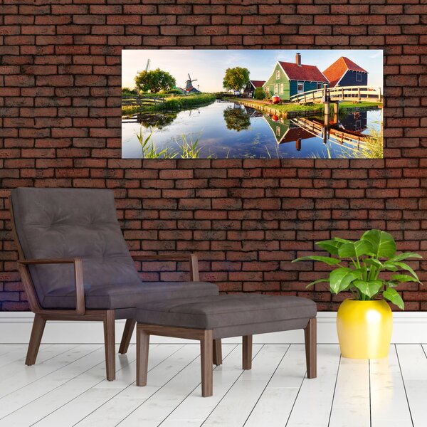 Slika nizozemskih vjetrenjača (120x50 cm)