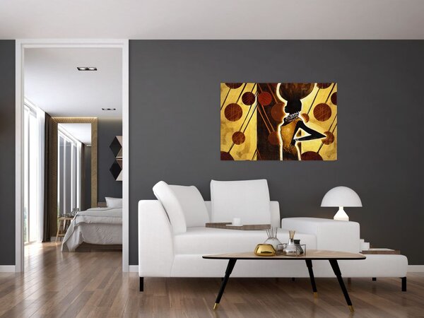 Slika drevne umjetničke slike (90x60 cm)