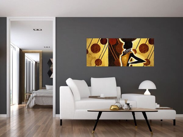 Slika drevne umjetničke slike (120x50 cm)