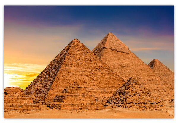 Slika - Egipatske piramide (90x60 cm)