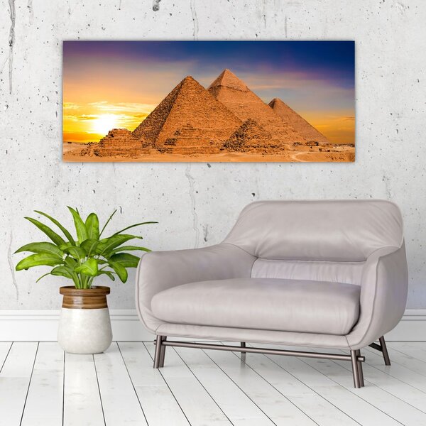Slika - Egipatske piramide (120x50 cm)