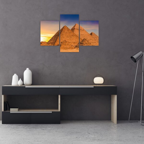 Slika - Egipatske piramide (90x60 cm)