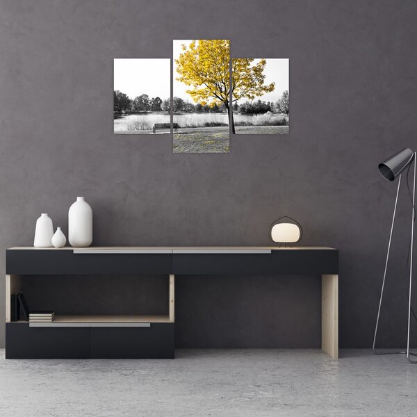 Slika - Odmor u parku (90x60 cm)