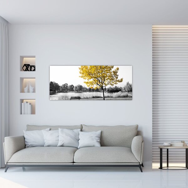 Slika - Odmor u parku (120x50 cm)