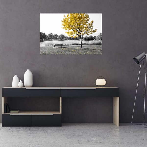 Slika - Odmor u parku (90x60 cm)