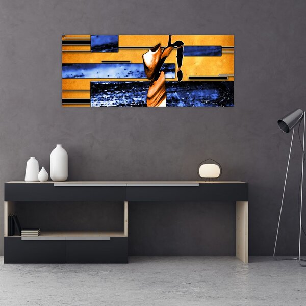 Slika apstraktne slike (120x50 cm)