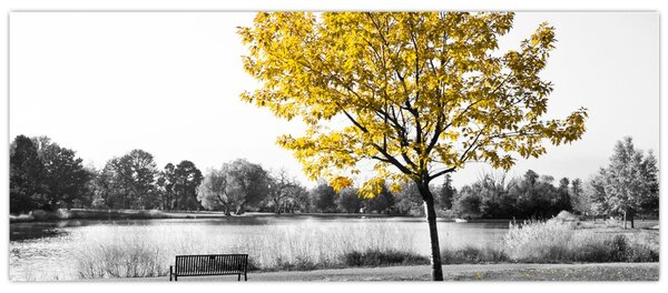 Slika - Odmor u parku (120x50 cm)